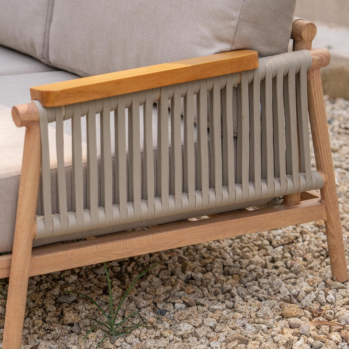 Moss Aluminum Outdoor Patio Furniture, Couch