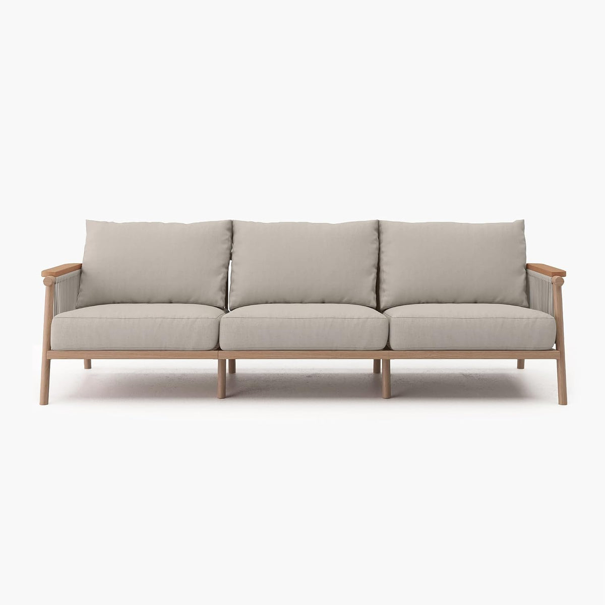 Moss Aluminum Outdoor Patio Furniture, Couch